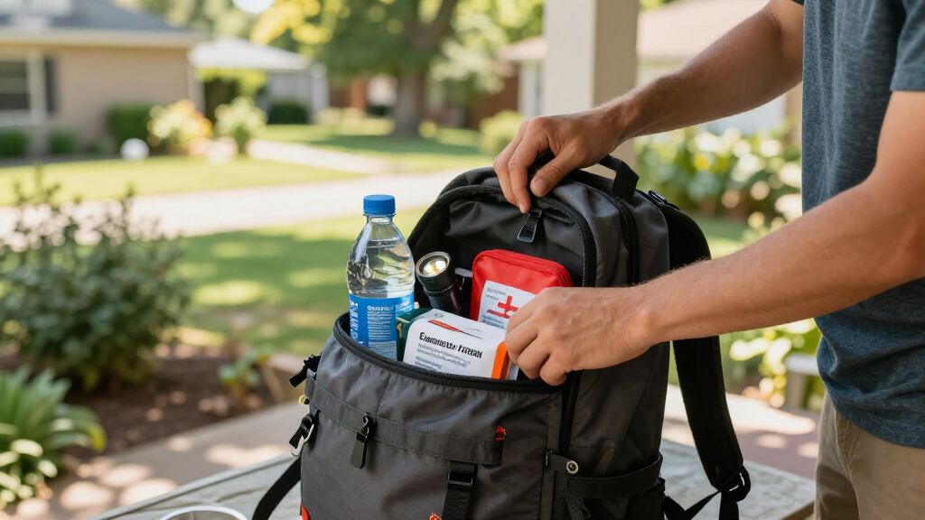 earthquake and storm preparedness kit