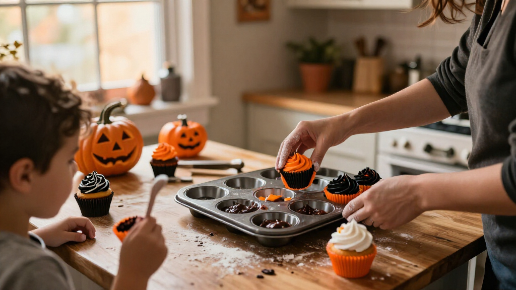 Halloween cupcake liners
