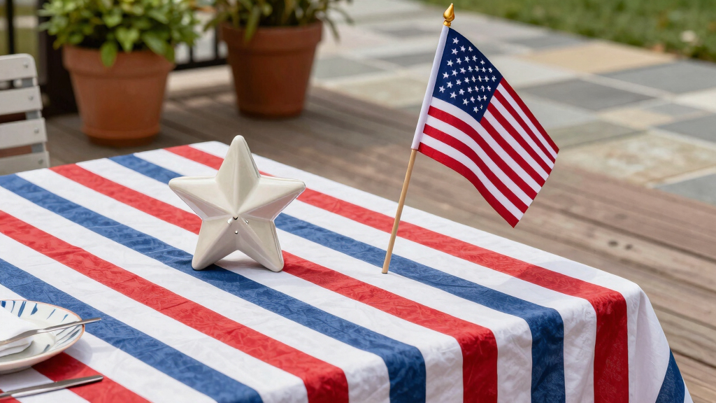 patriotic outdoor patio decor