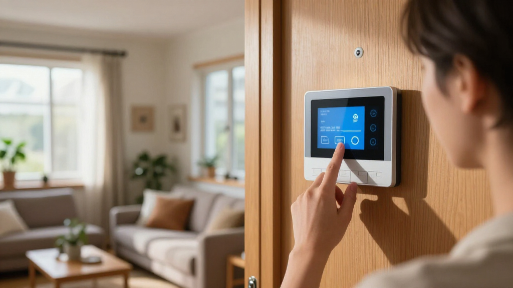 smart alarm system with glass break sensors