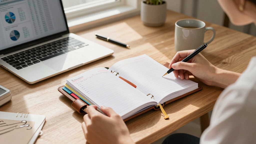 budgeting notebooks and planners