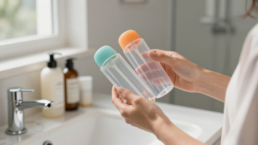 premium travel bottle set leakproof