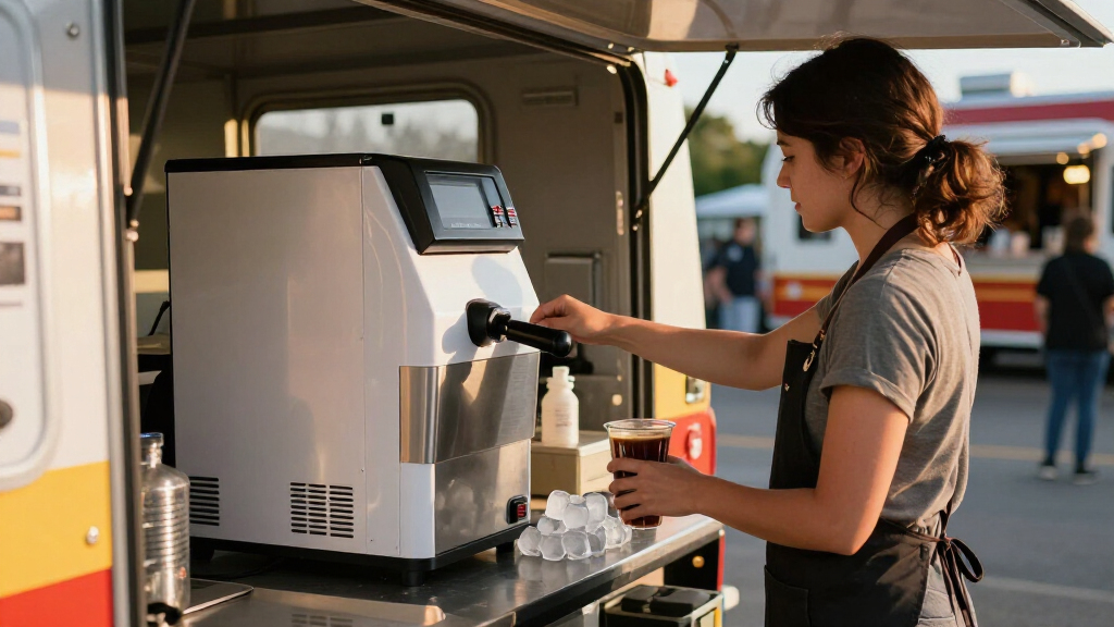 best commercial ice machine for coffee truck