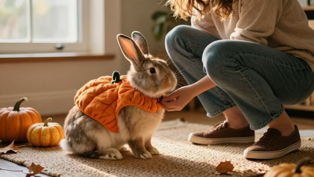 Halloween pet costumes for rabbits