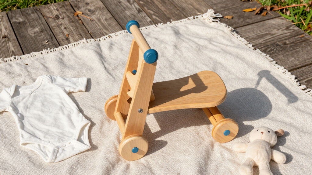 wooden baby walkers push toy