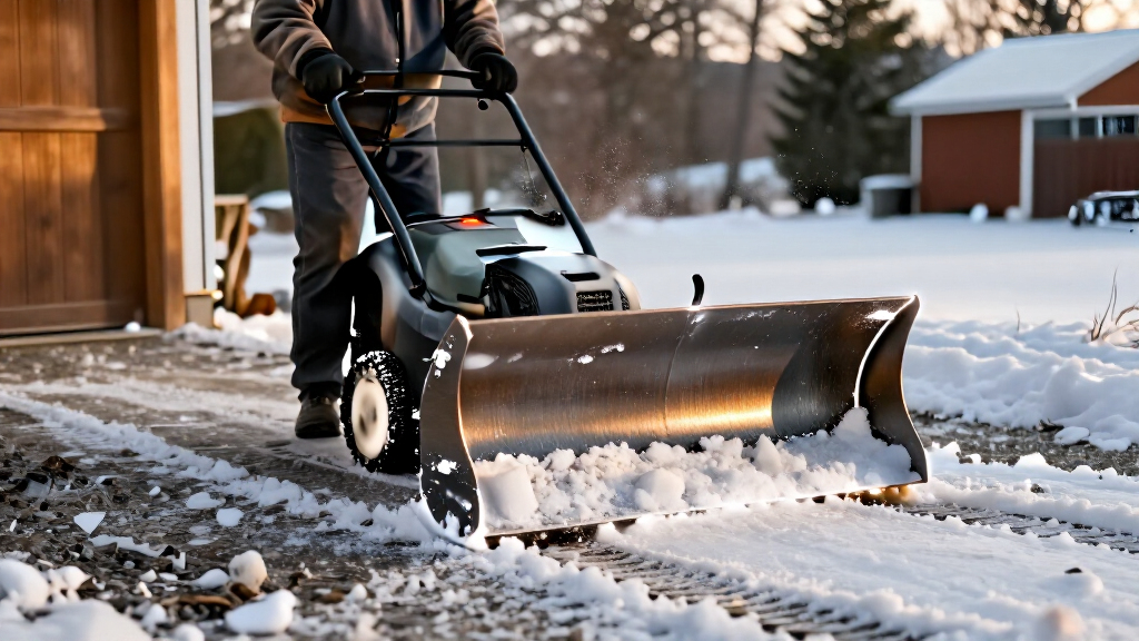 best snow plow attachments for mowers