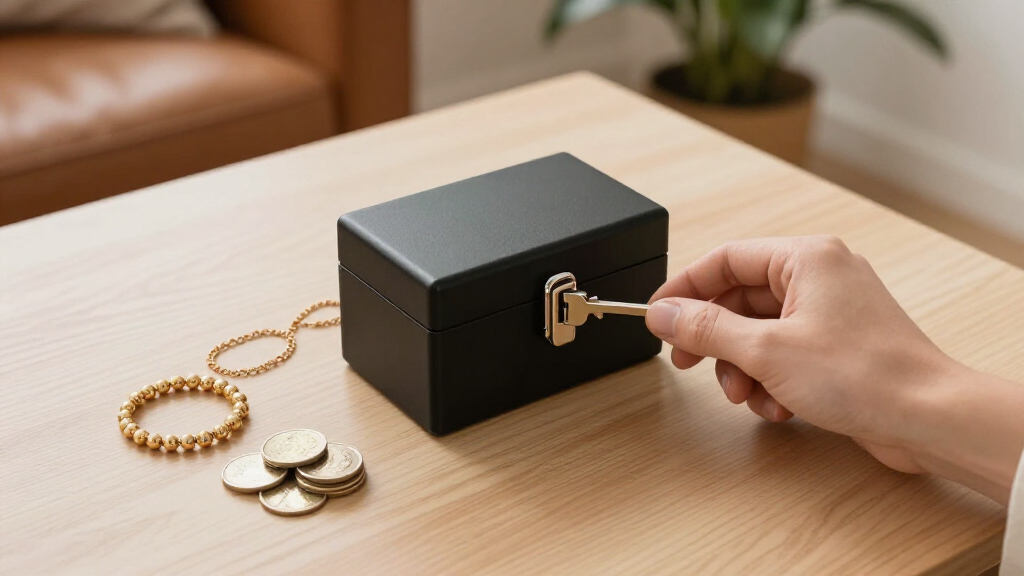 alarmed lockbox for home valuables