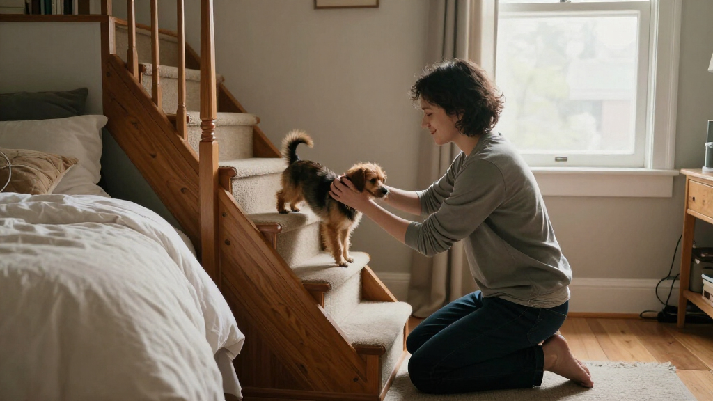 best pet stairs for high beds
