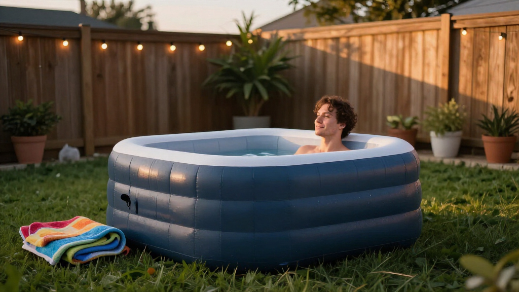 inflatable spas for small backyards