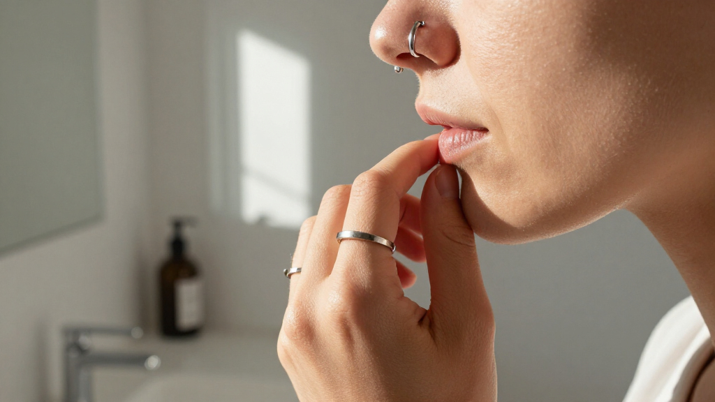 titanium septum ring 16g 14mm