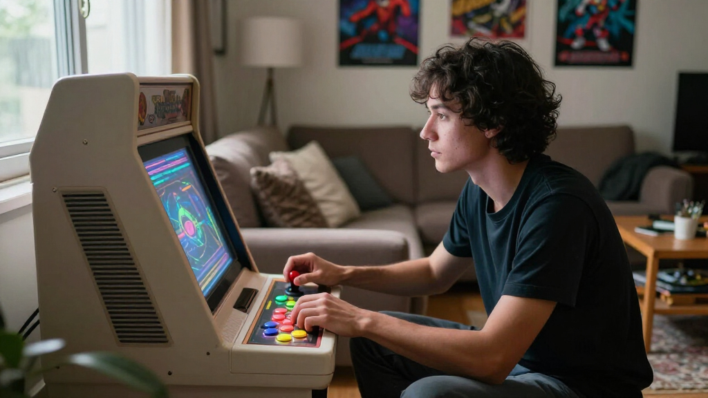 retro arcade machine mini