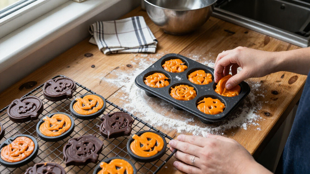 Halloween silicone baking molds