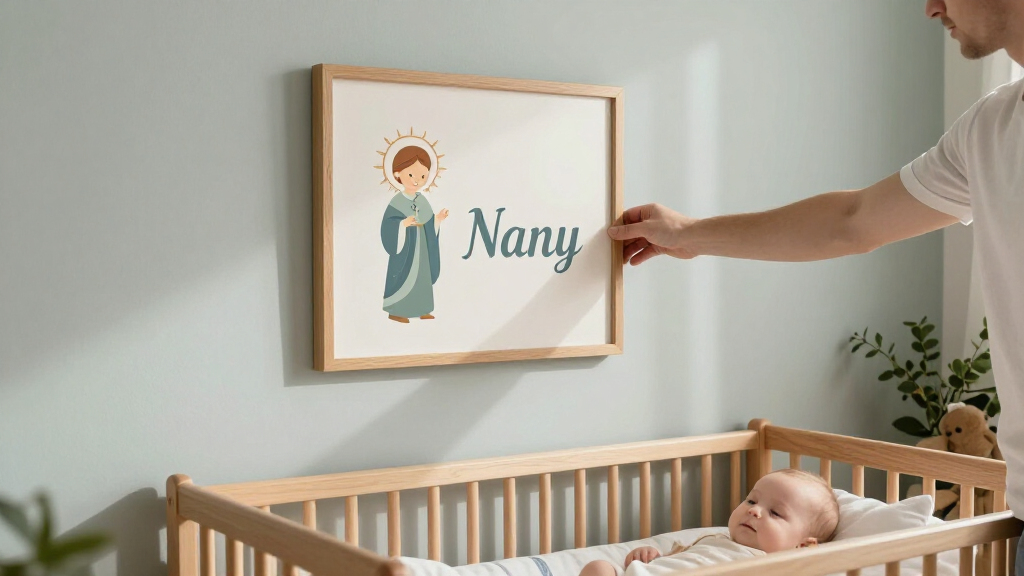 best custom saint name wall art for nurseries