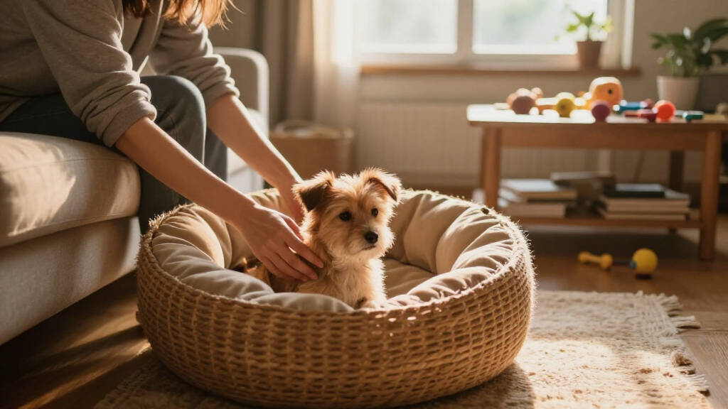 nesting cave bed for small dogs