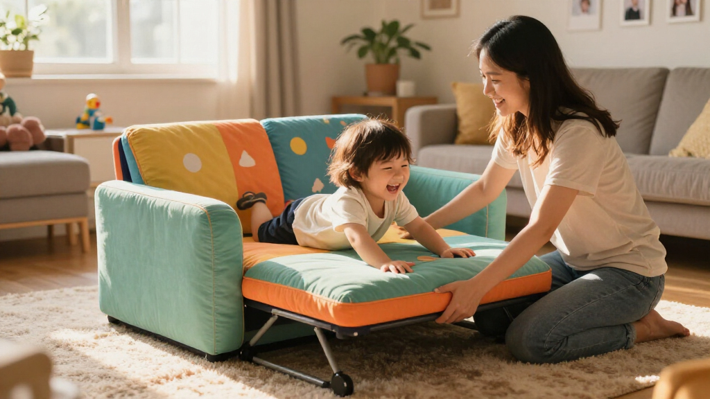 best foldable kids play couches