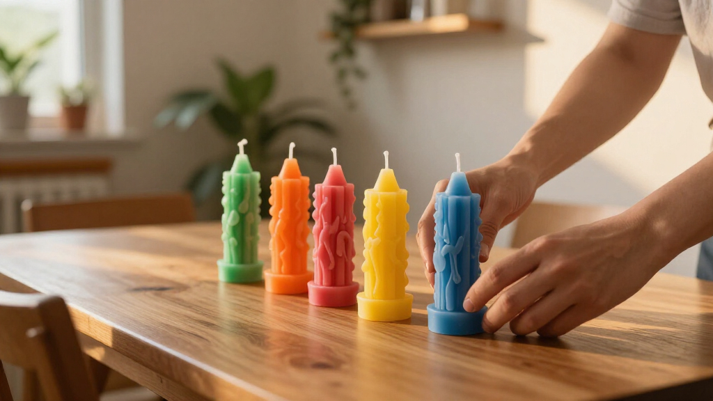 school-themed decorative candles