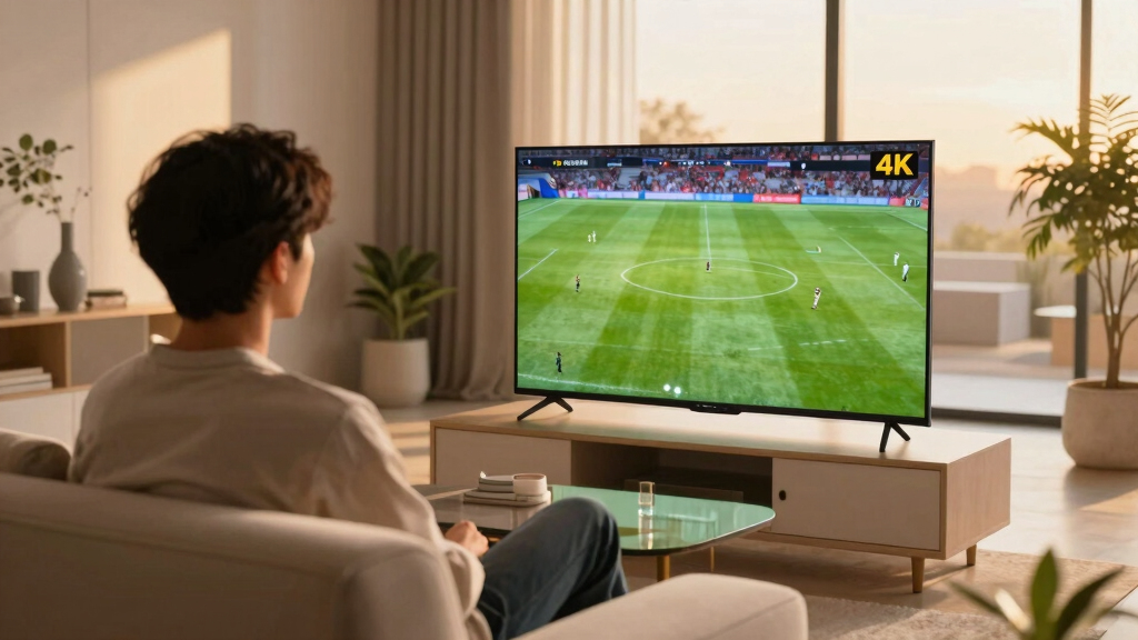 4K smart TVs for soccer viewing