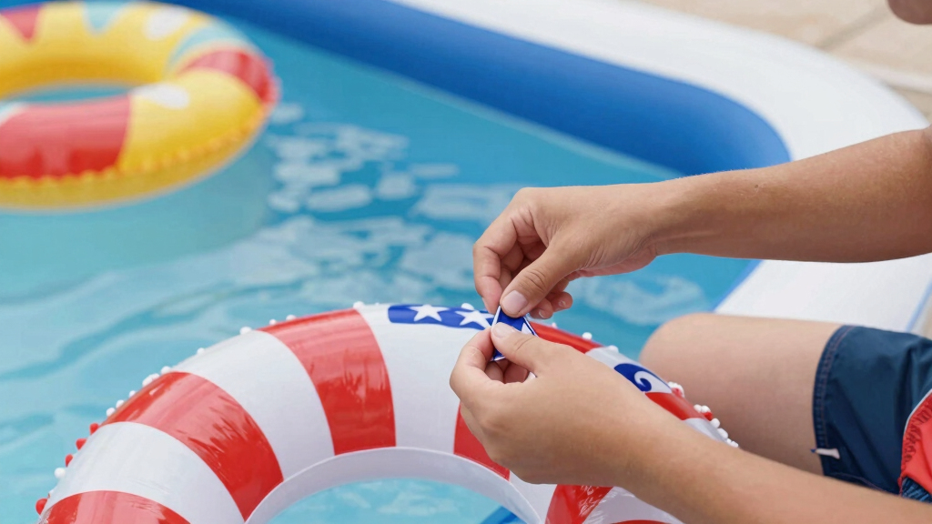 patriotic pool floaties