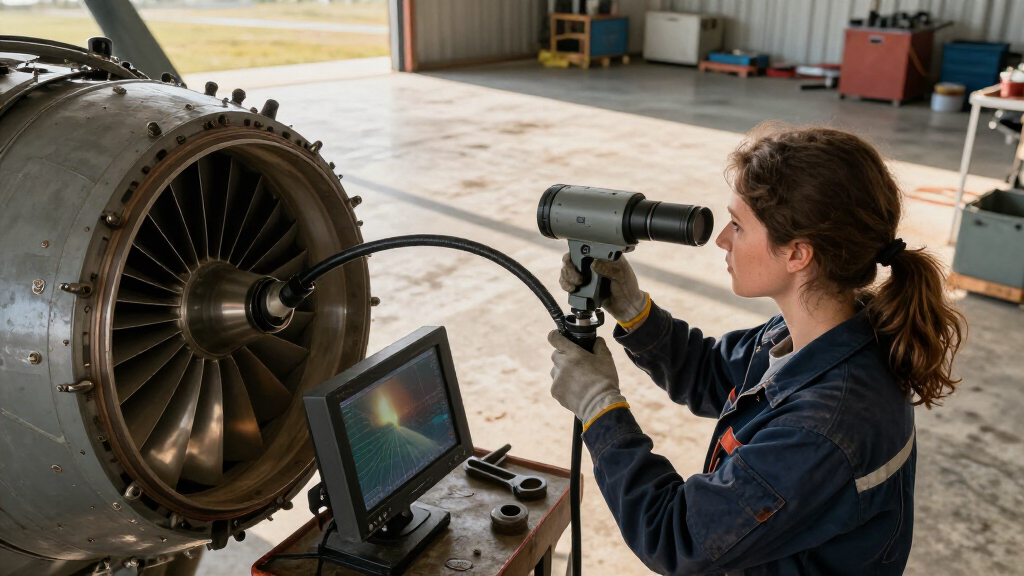 industrial borescope inspection camera