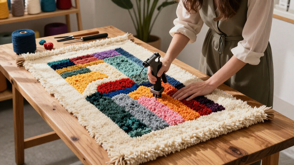 hand tufted wool rug 9x12 premium