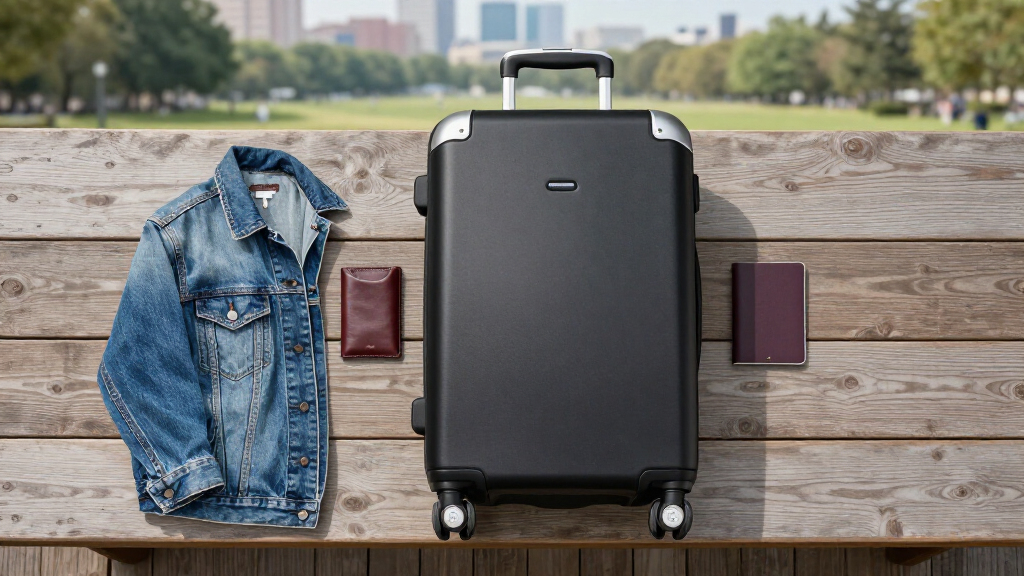 travel luggage set hard shell premium