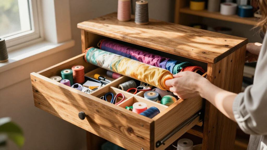 sewing and craft storage cabinet combo