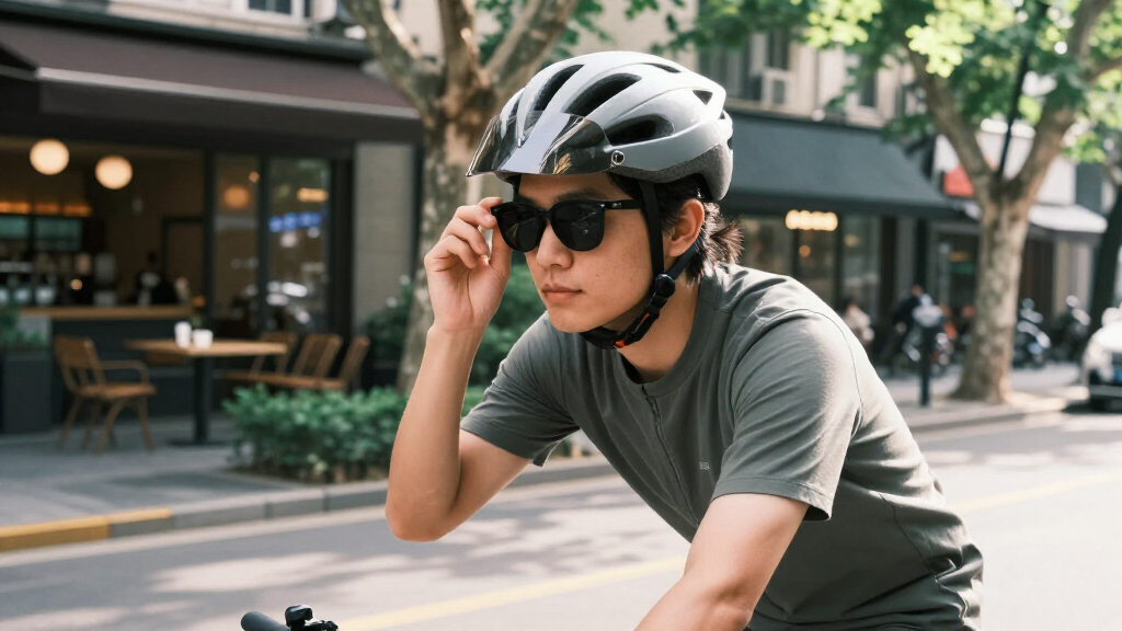 e bike helmet for glasses wearers