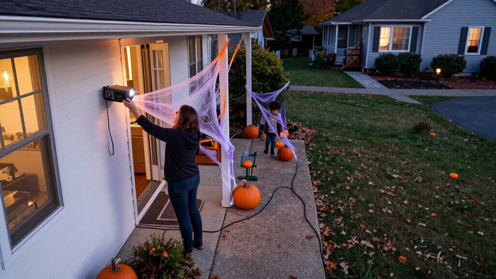 Halloween outdoor projector lights
