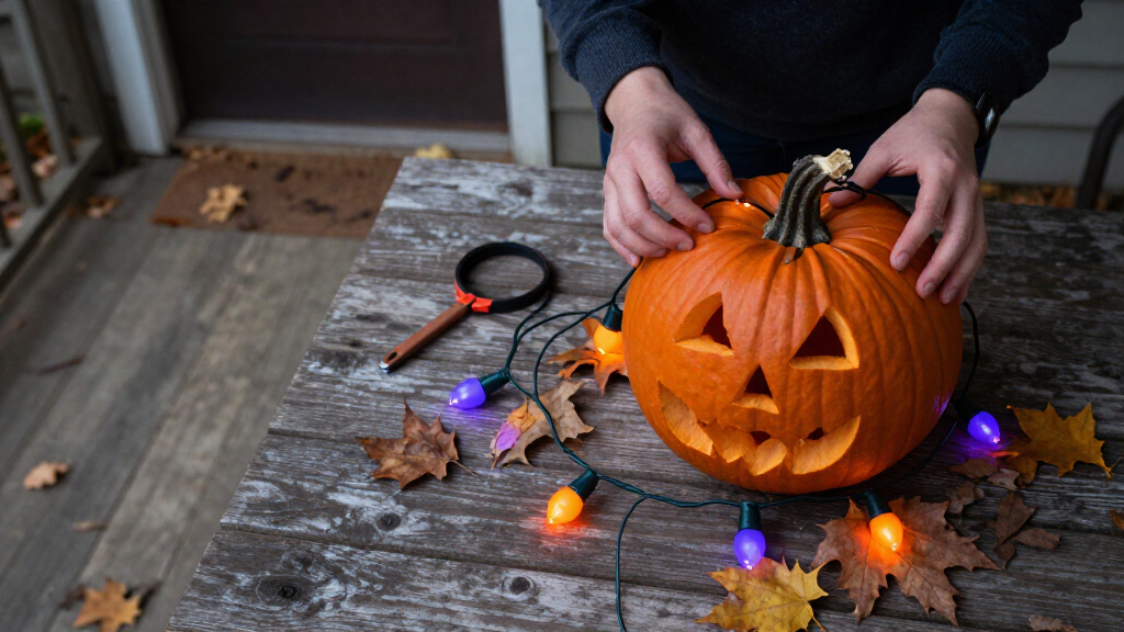 Halloween string lights