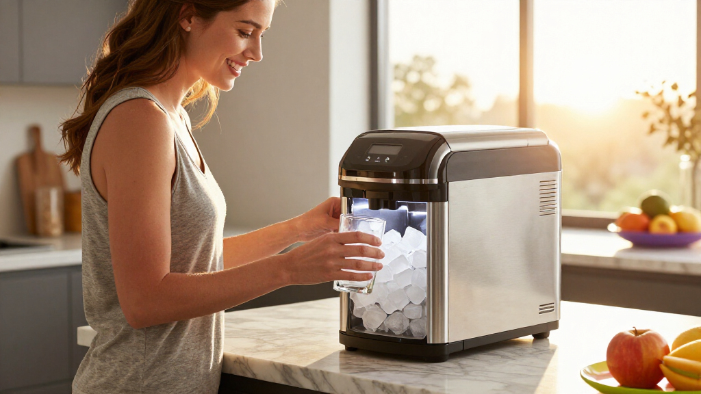 high capacity nugget ice maker