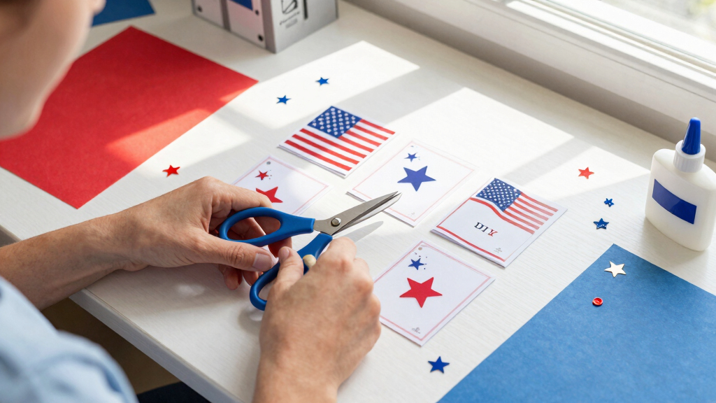 4th of July trading card accessories