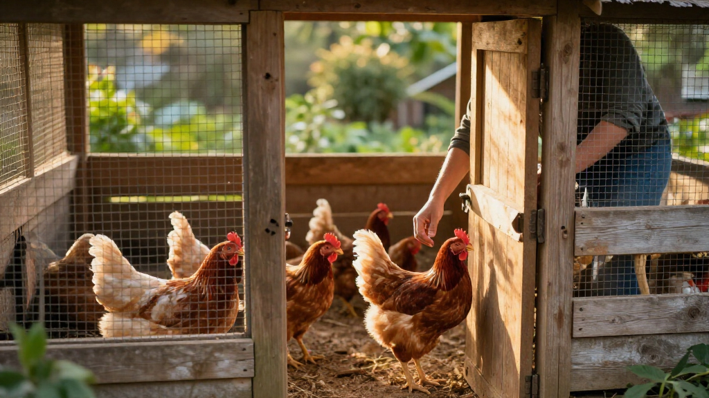 chicken coop large walk in