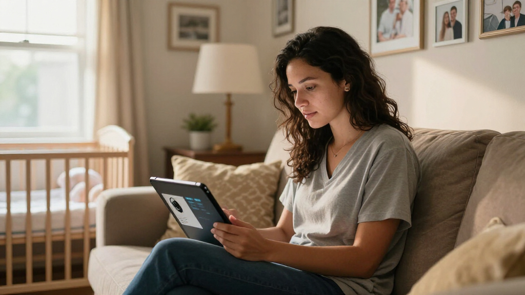 indoor camera for caregiver check ins