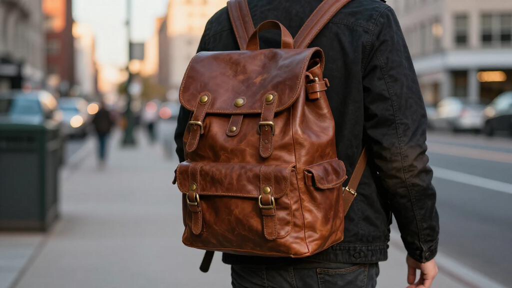 luxury leather backpacks