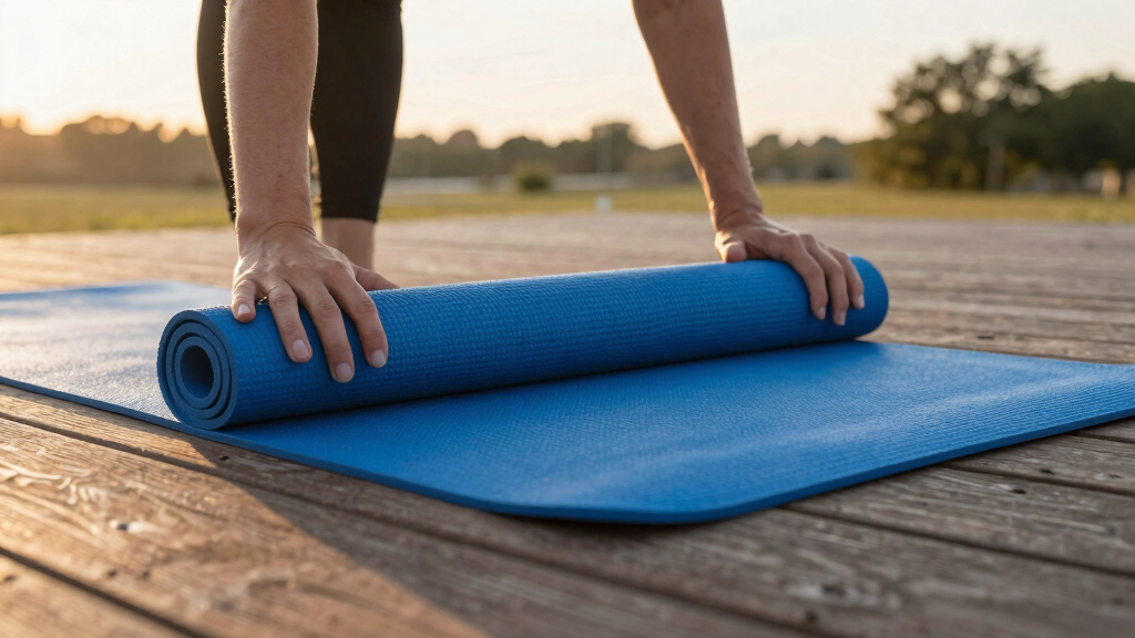 compact foldable yoga mats