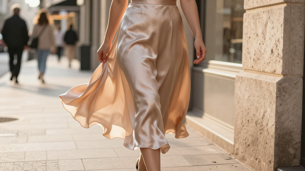 best silk and satin skirts
