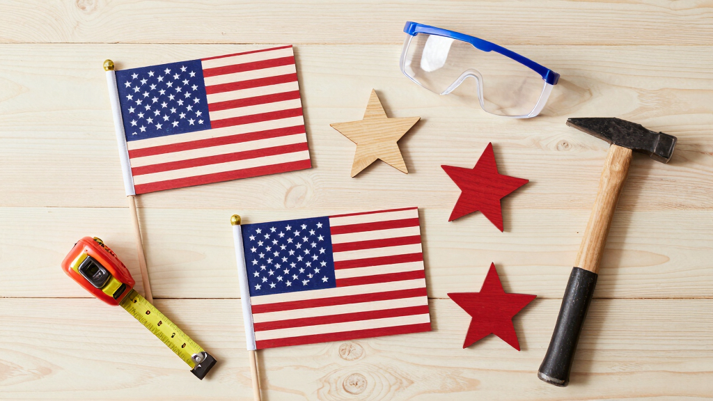 patriotic woodworking project kits
