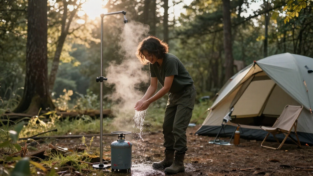 portable water heaters propane for camp showers
