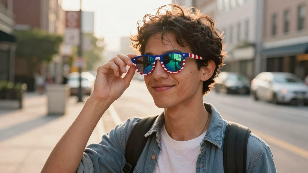 patriotic summer sunglasses