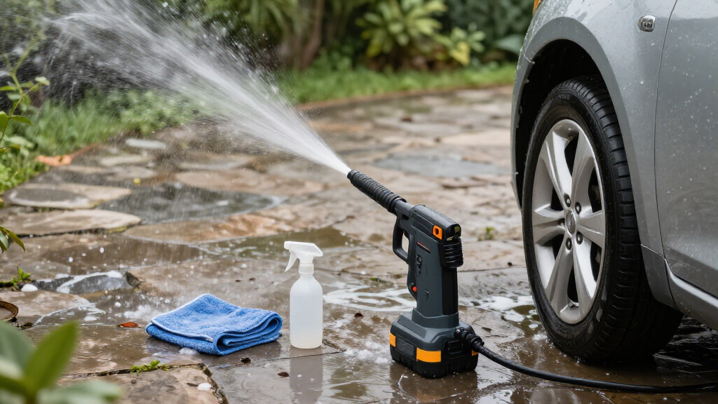 battery powered pressure washer for cars