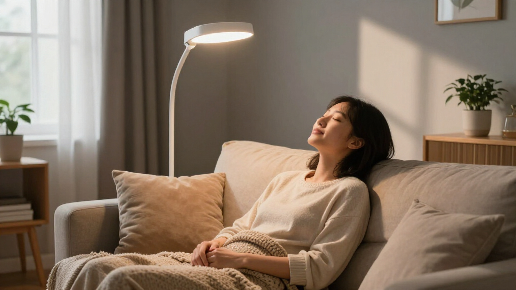 sad lamp for winter blues light therapy
