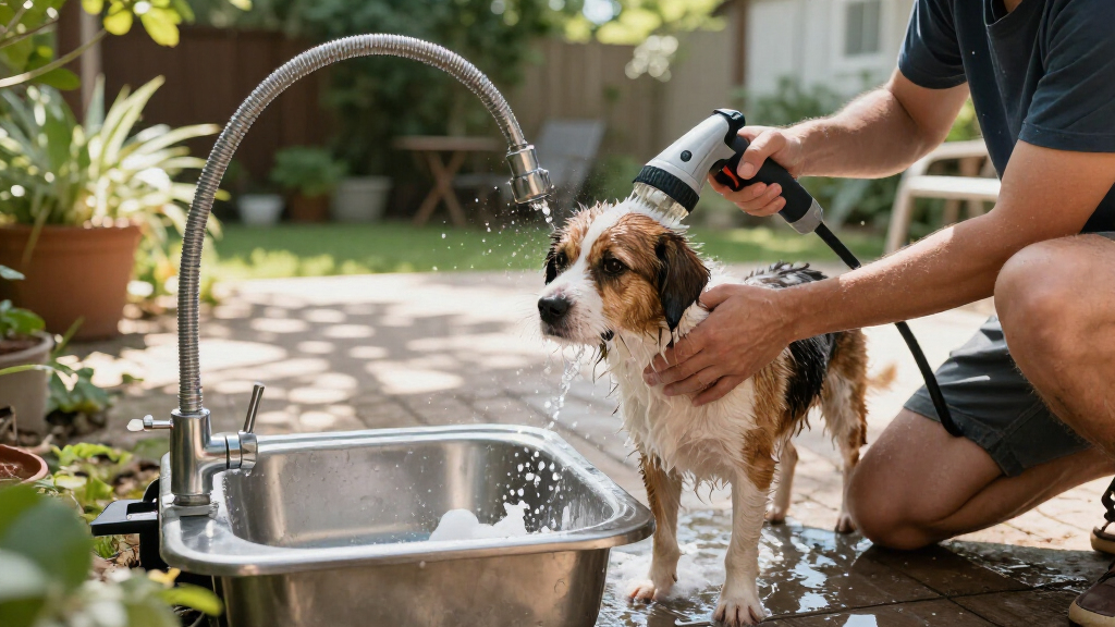 best portable washing station utility sink for dogs