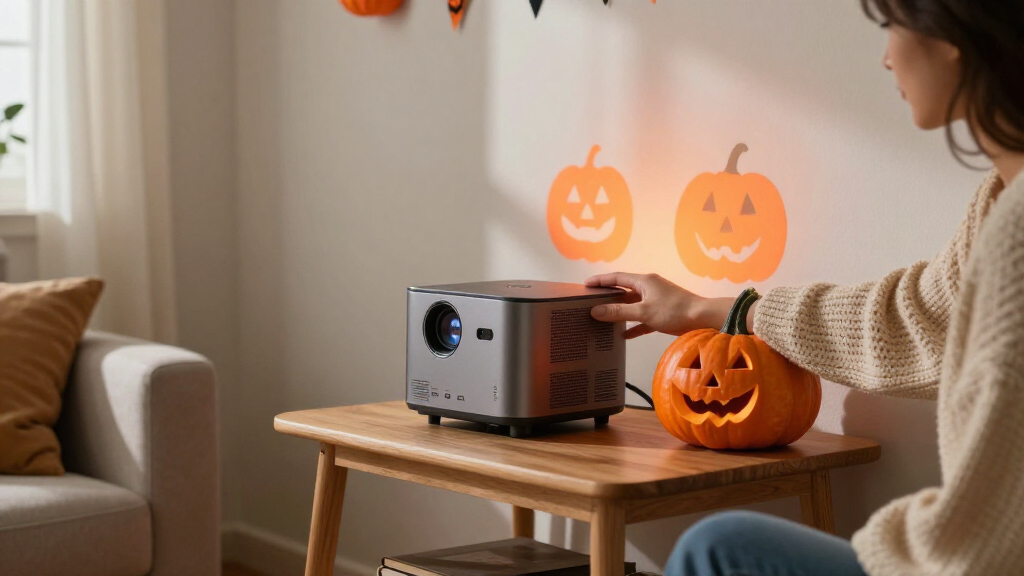 mini projectors for Halloween decorations