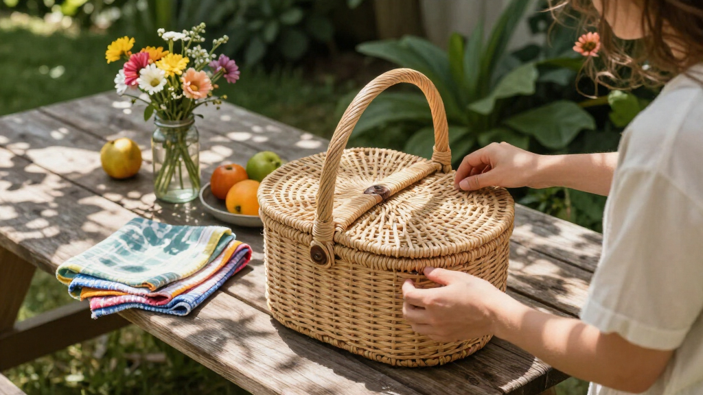 boho picnic baskets