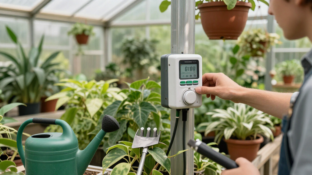 best battery-backed irrigation timers for greenhouses