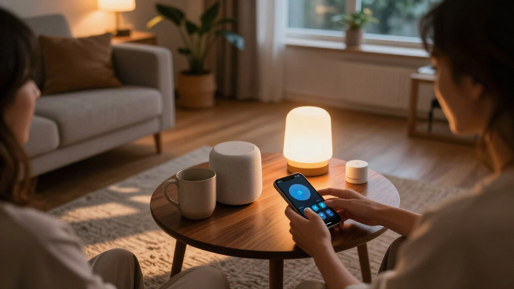 couples smart home devices