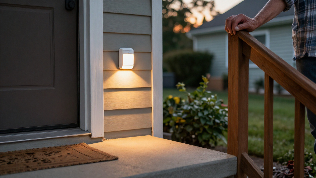 motion sensor porch lights for seniors