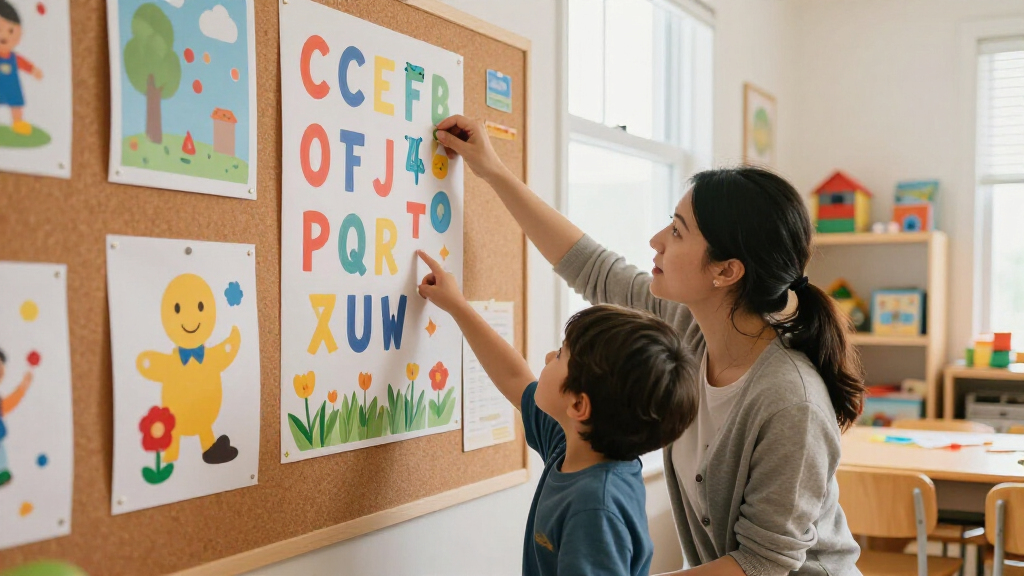 school-themed wall art