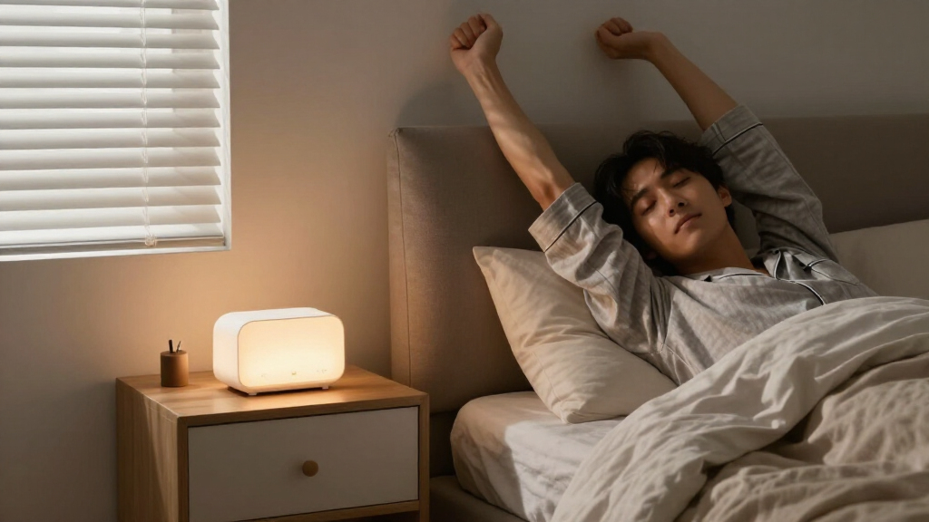 smart wake-up light alarm clock