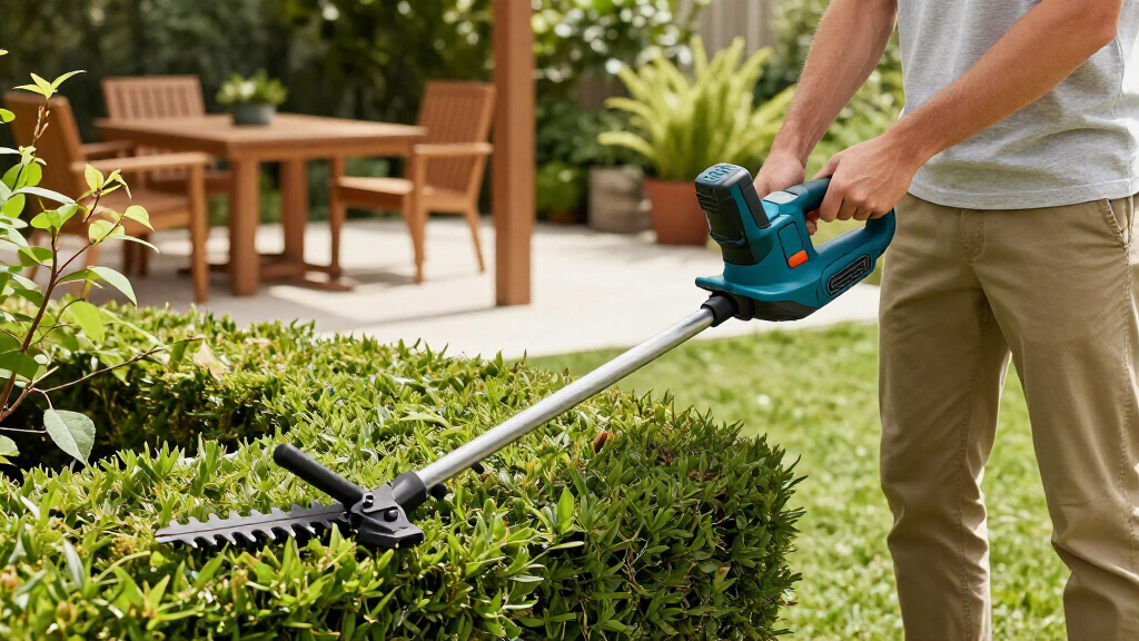 electric hedge trimmers cordless